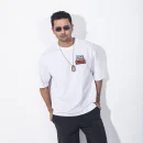 New Drop Shoulder T-Shirt - White
