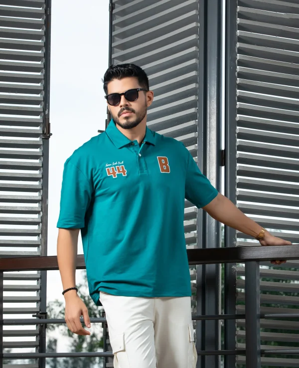 New  Drop Shoulder Polo Shirt