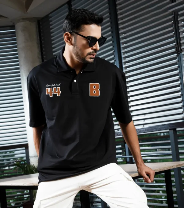New  Drop Shoulder Polo Shirt - Image 3
