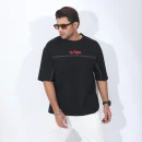 New Drop Shoulder T-Shirt - Black