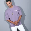 Everything Is Possible  Drop Shoulder T-Shirt - Lilac