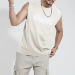 New Tank Top Shirt - Cream
