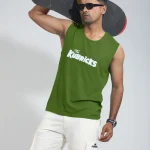 New Tank Top Shirt - Army Green