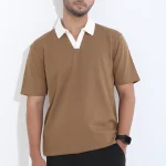 New Polo T-Shirt - Light Brown