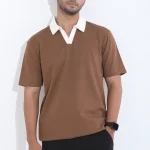 New Polo T-Shirt - Brown
