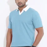 New Polo T-Shirt - Sky Blue