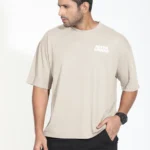 Never Ending  Drop T-Shirt - Beige