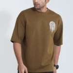 Amiri  Drop Shoulder T-Shirt - Olive