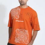 Vintage moments  Drop T-Shirt - Orange