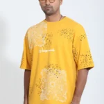 Vintage moments  Drop T-Shirt - Bright Yellow