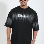 Godfather  Drop Shoulder T-Shirt - Black