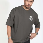 Work Hard Drop T-Shirt - Ash