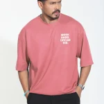 Work Hard Drop T-Shirt - Pink
