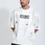 Legend  Drop Shoulder T-shirt - Off White