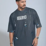 Legend  Drop Shoulder T-shirt - Deep Ash