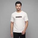 Men's Relaxed Fit Vanguard Print Tee - Off White