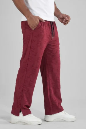 Low Cut Embossed New Baggy Joggers