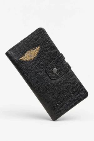 Esiposs Leather Long Wallet — Black