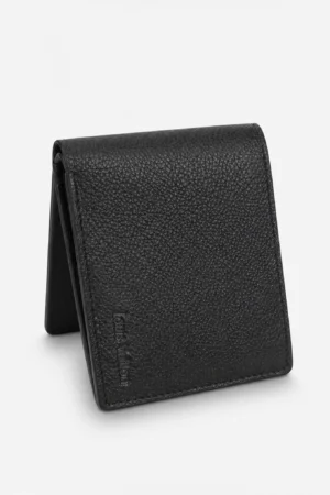 Louis Vuitton Bifold Leather Wallet — Black