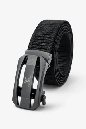 Louis Vuitton Stretch Nylon Ratchet Belt – Black