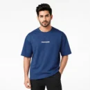 Wiserstuio  Drop ‍Shoulder T-Shirt - Blue