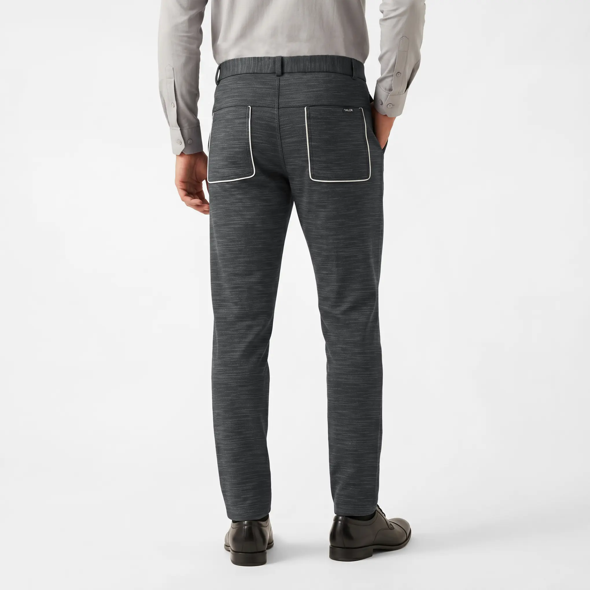 Cross Pocket Formal Pants - Image 2