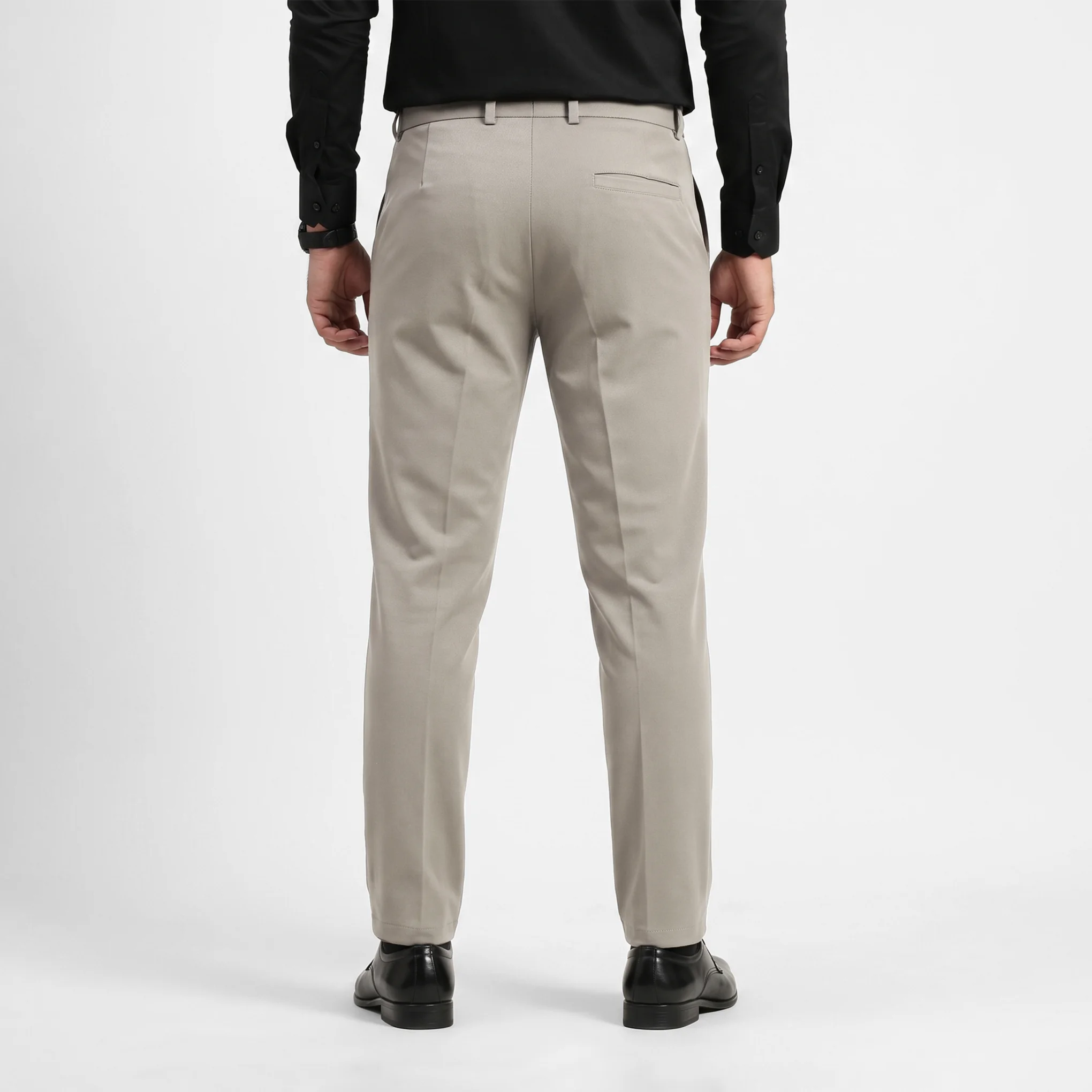 Stone Gray Formal Pants - Image 4