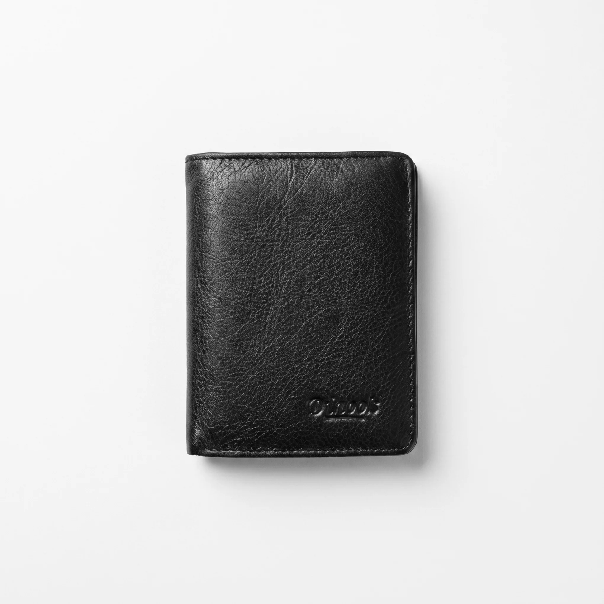 Bifold Genuine Leather Wallet – Black - Image 5
