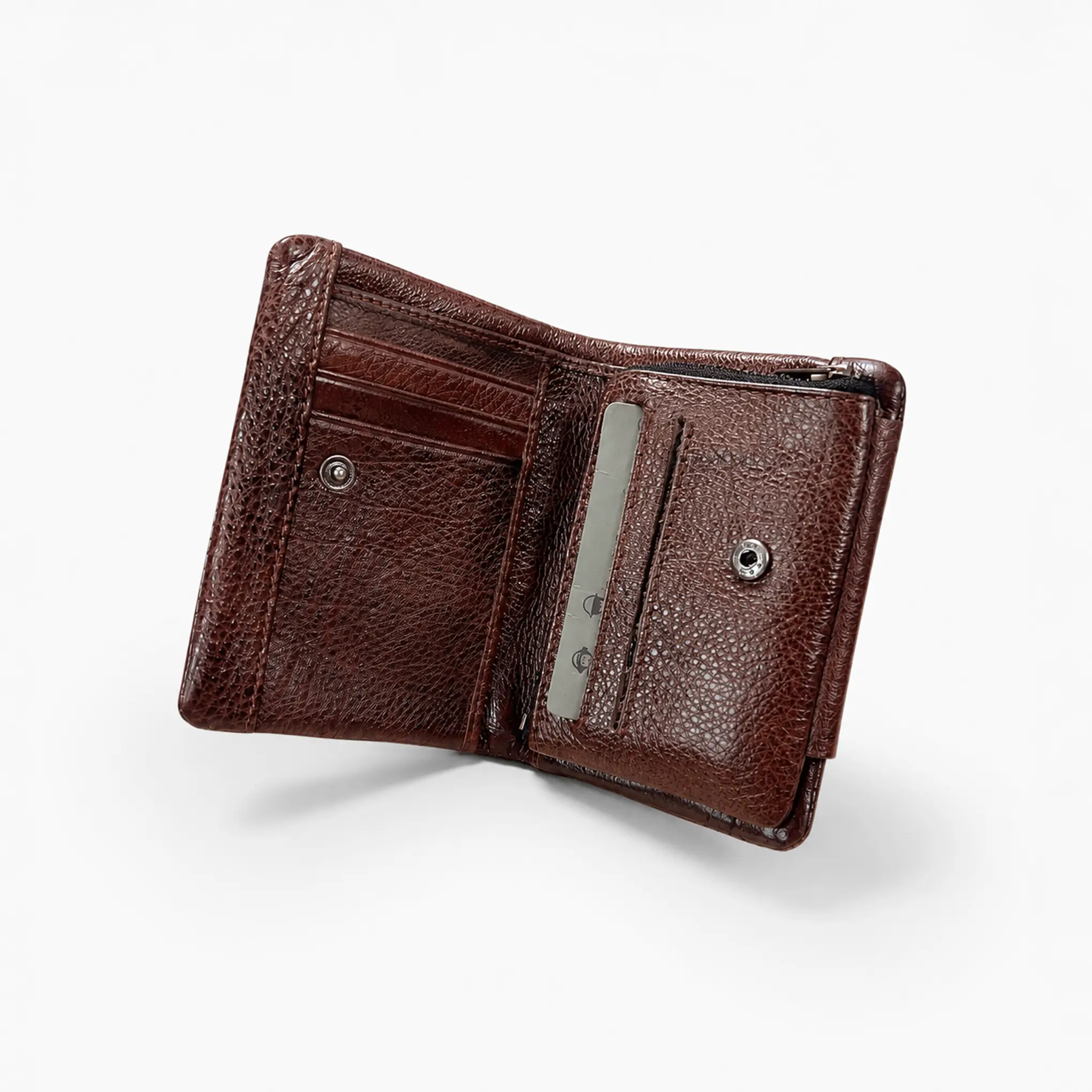 Bifold Genuine Leather Wallet - Image 2