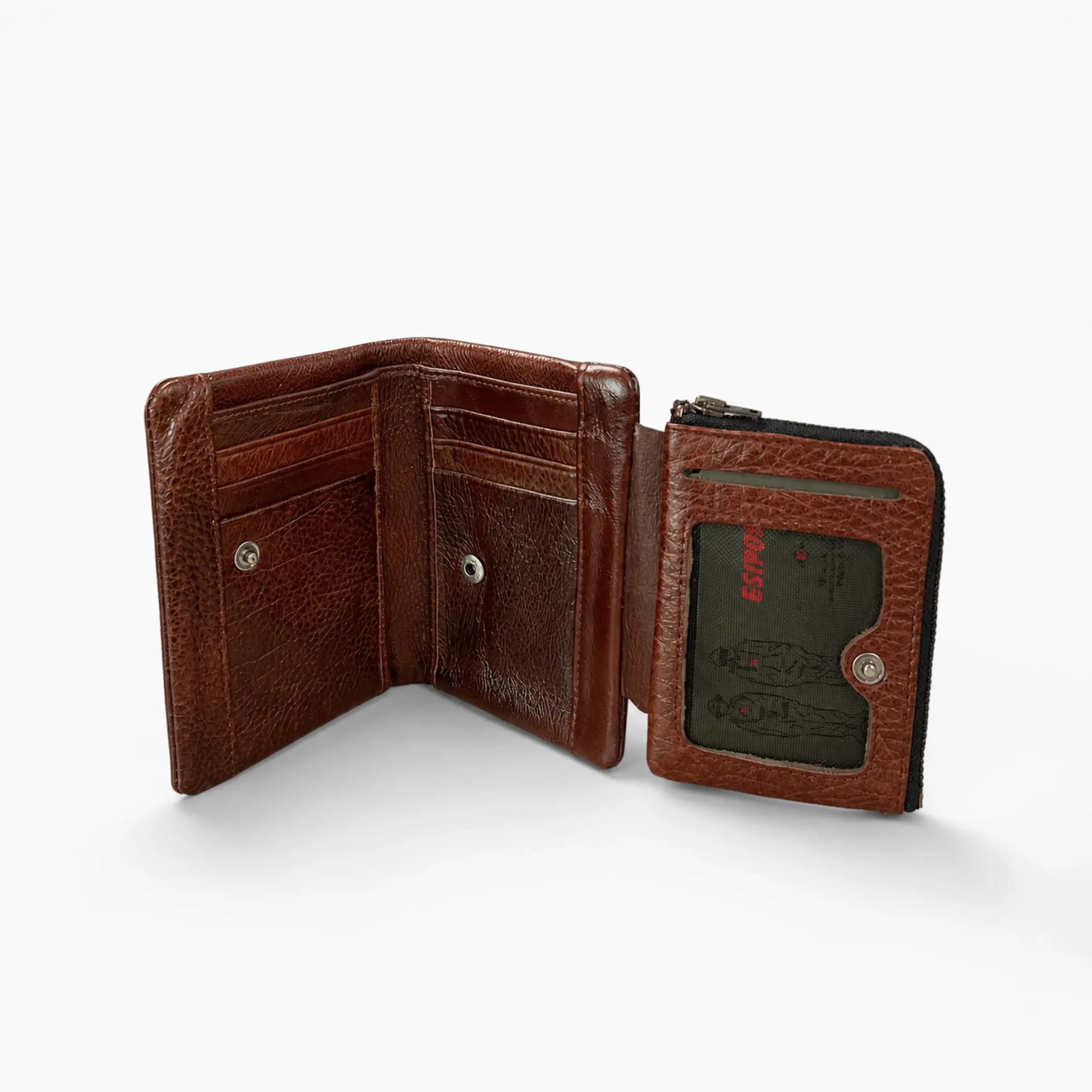 Bifold Genuine Leather Wallet - Image 4