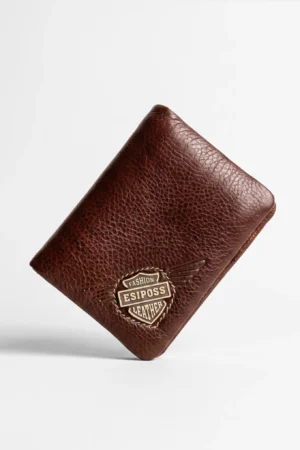 Bifold Genuine Leather Wallet-Brow