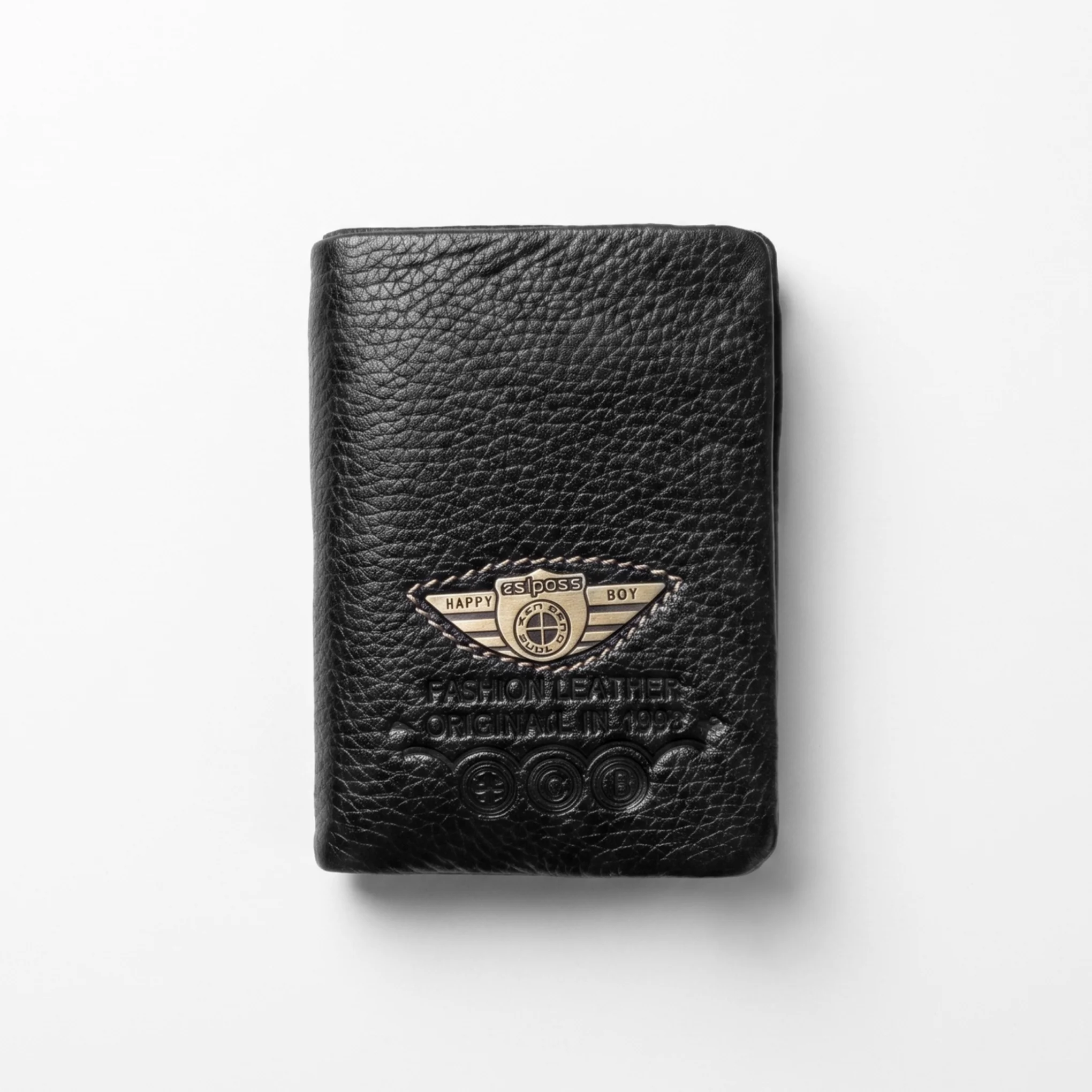 Bifold Genuine Leather Wallet-Black - Image 2