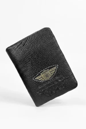 Bifold Genuine Leather Wallet-Black