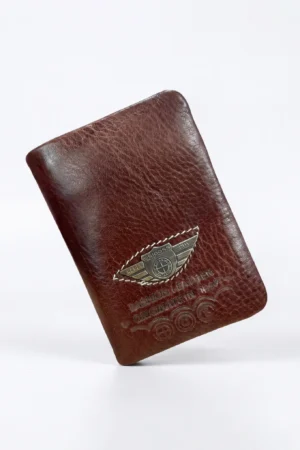 Bifold Genuine Leather Wallet-Brown