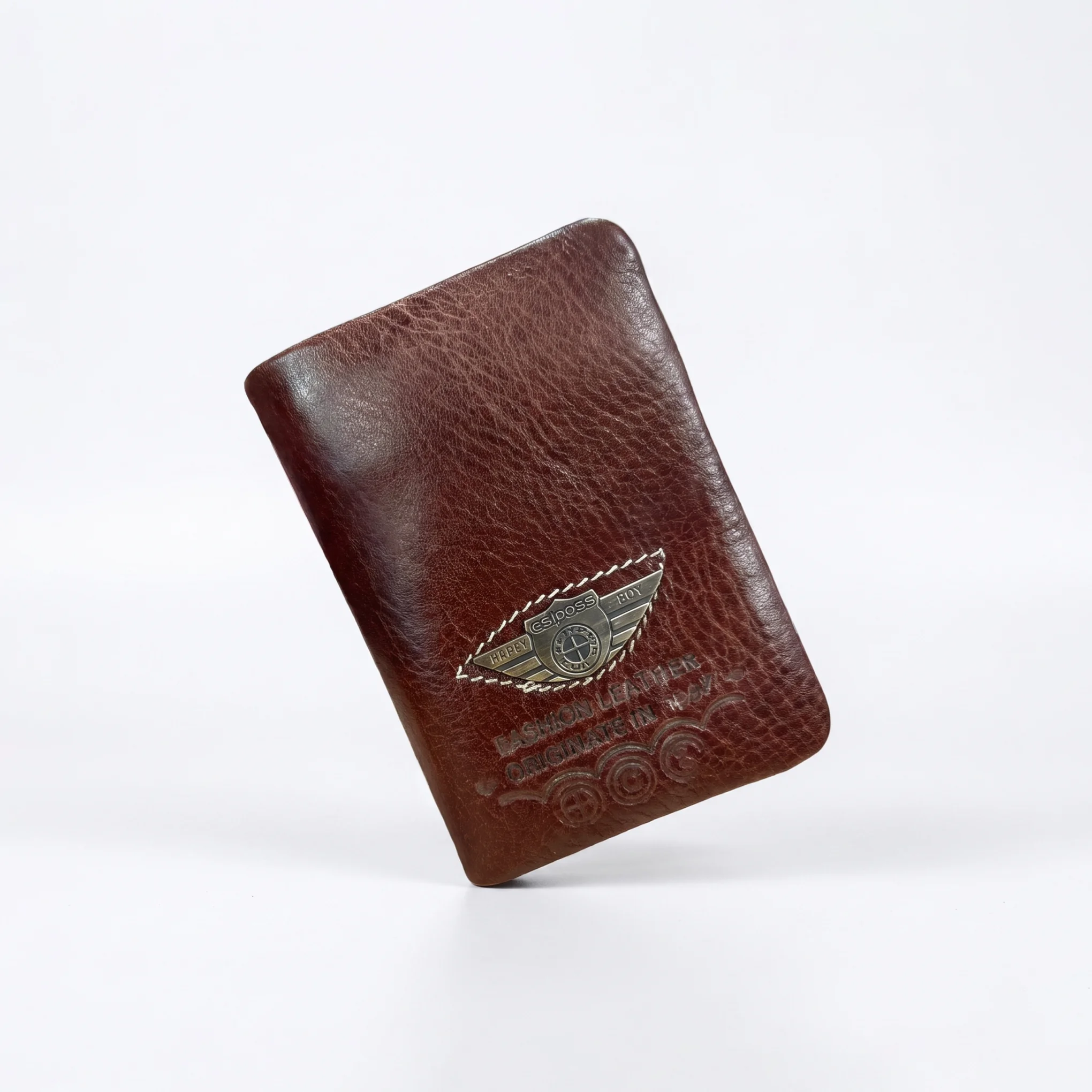 Bifold Genuine Leather Wallet-Brown