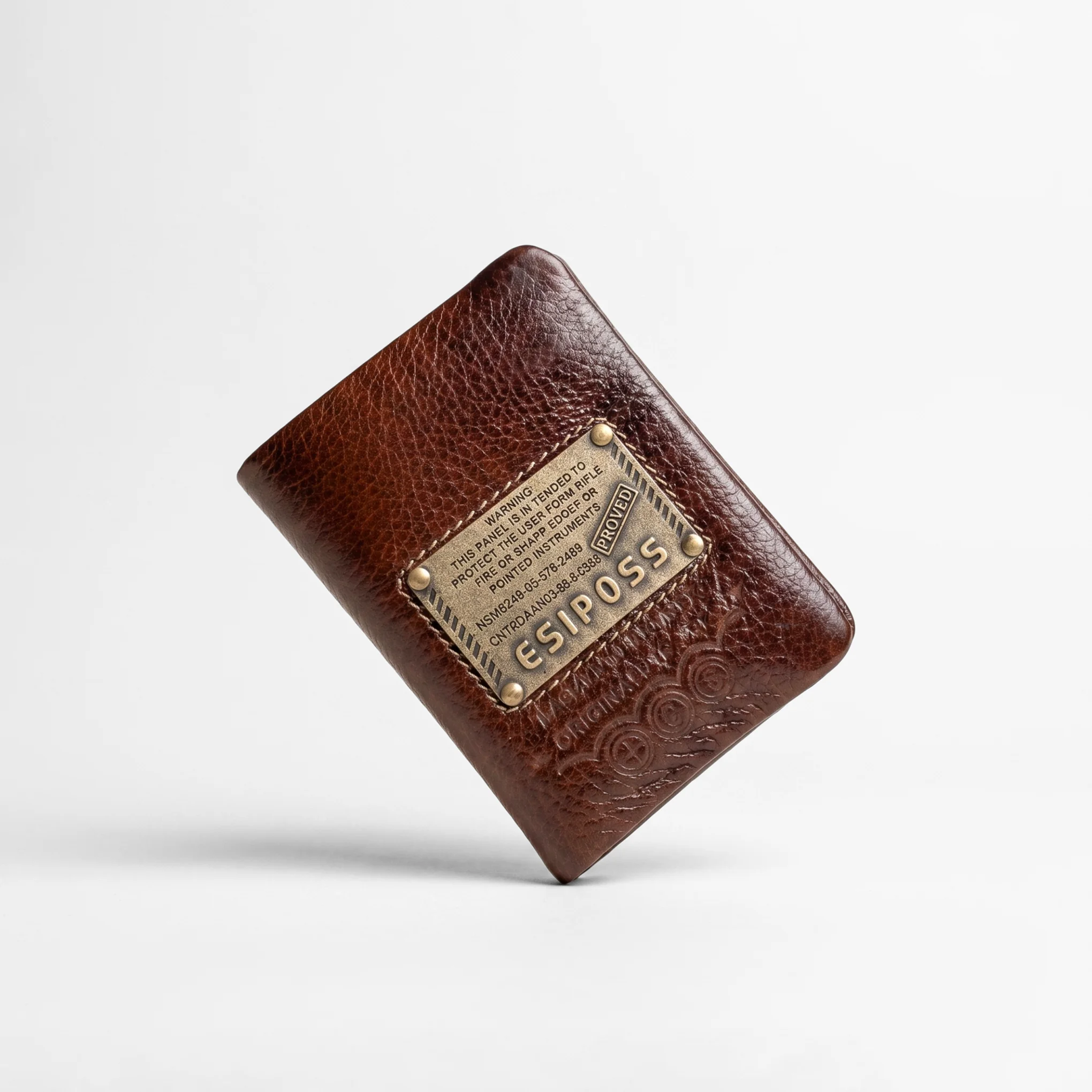 Bifold Genuine Leather Wallet-Brown