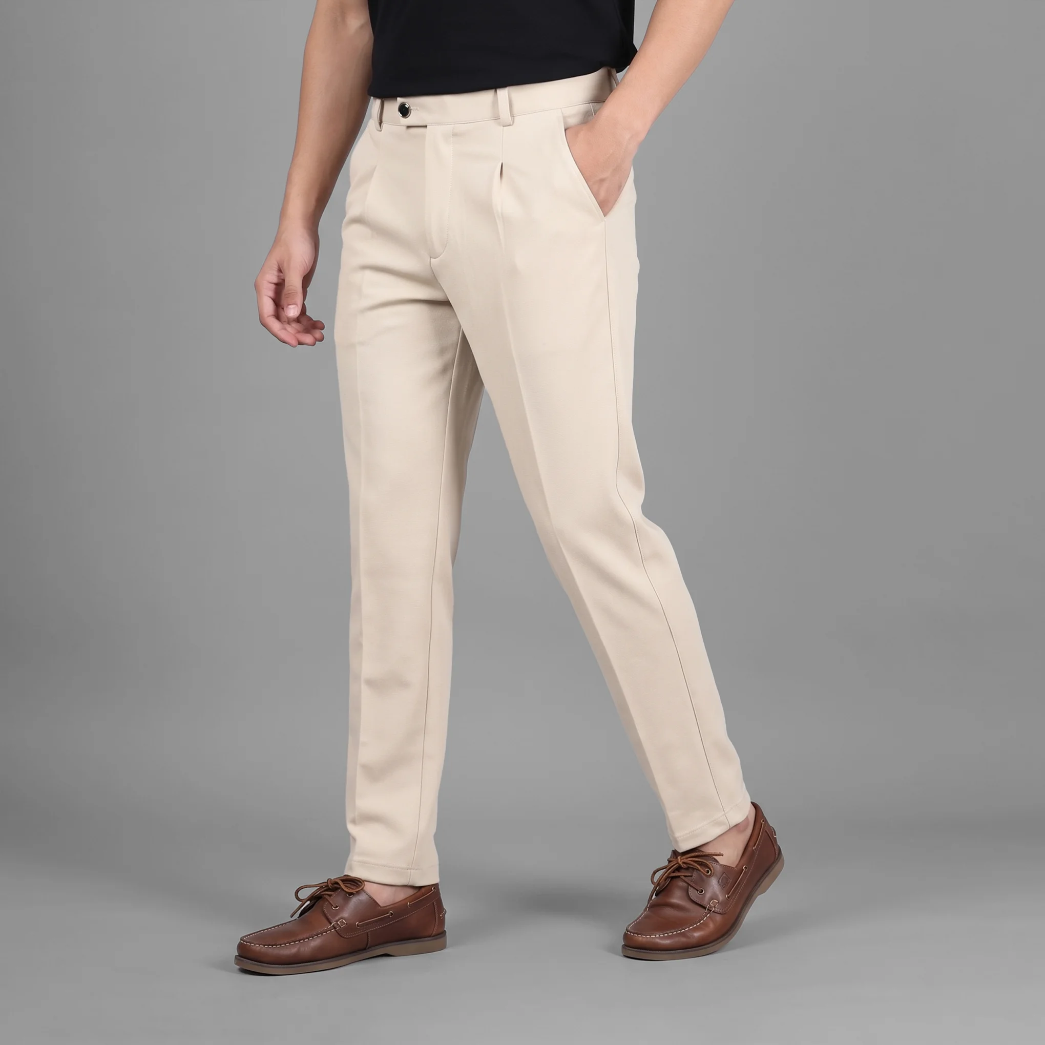Light Beige Formal Pants