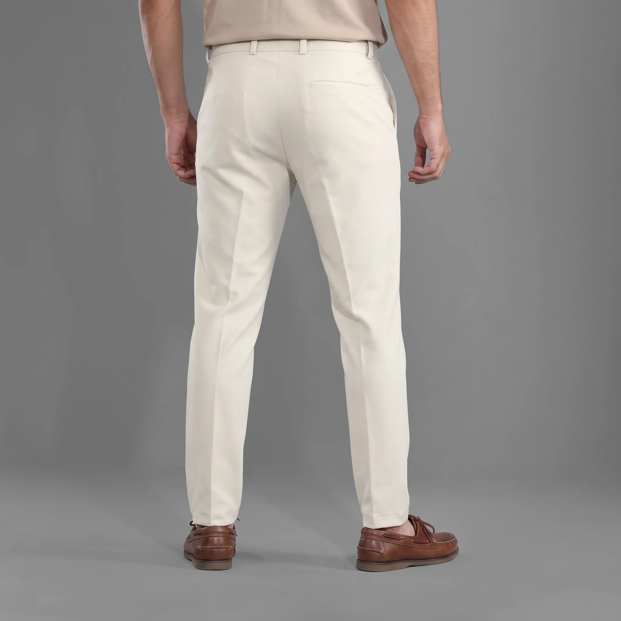 Cream Formal Pants - Image 3