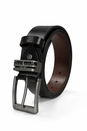 Premium Genuine Leather Belt – Black
