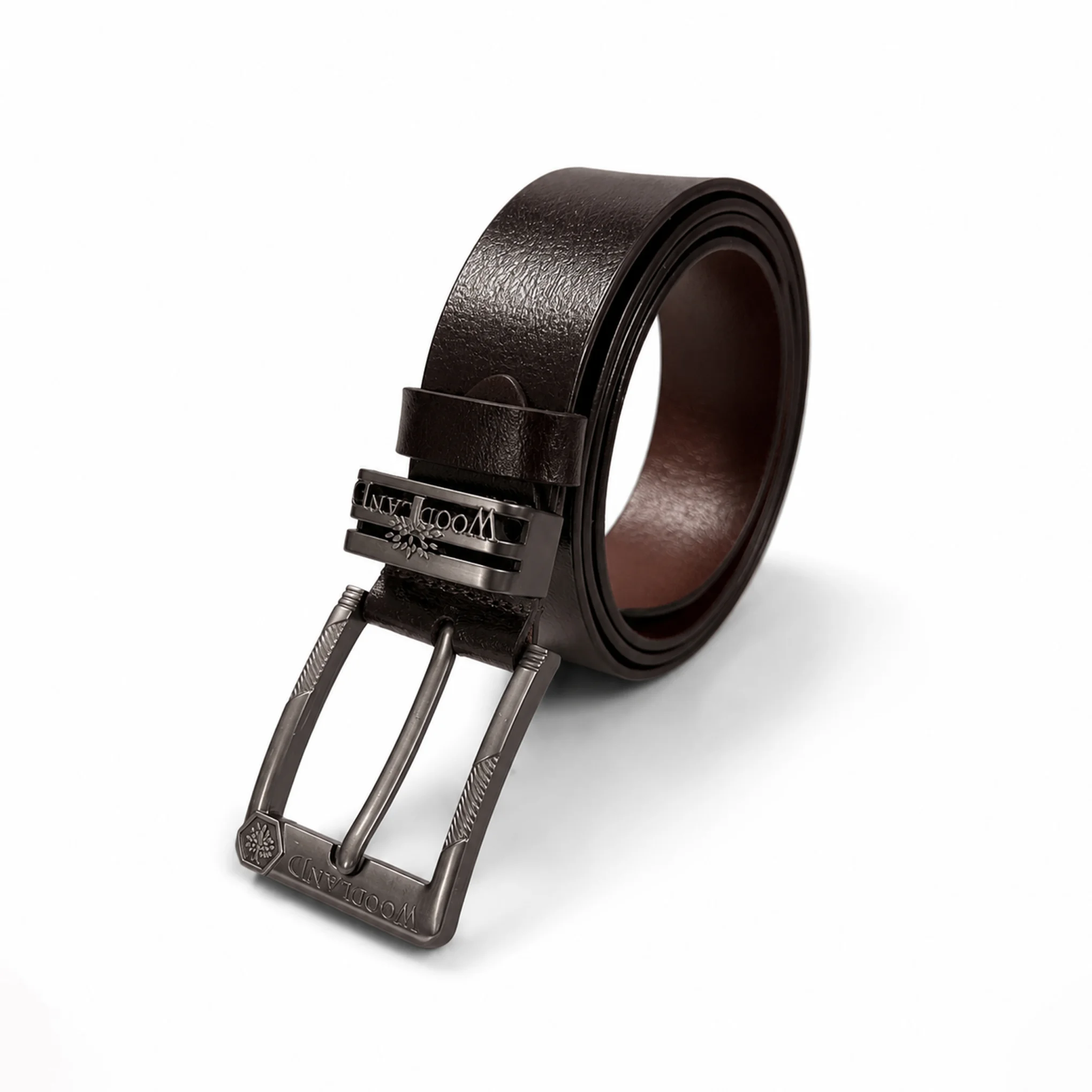 Premium Genuine Leather Belt – Coffee Tan