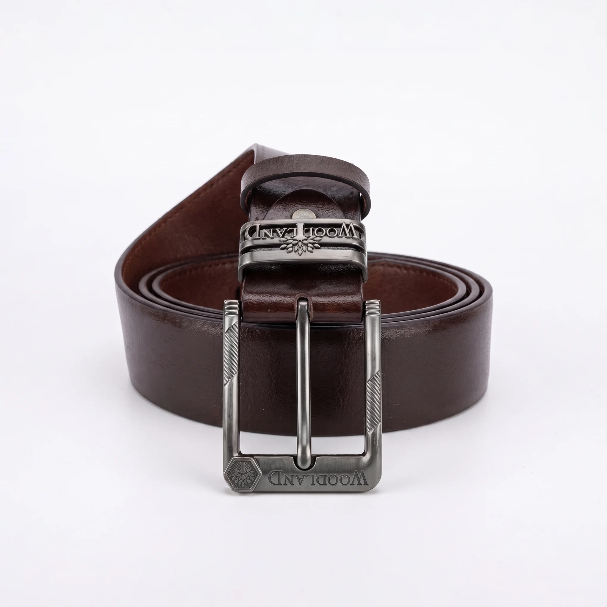 Premium Genuine Leather Belt – Coffee Tan - Image 3