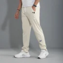Men's Slim Tapered Joggers - Off White