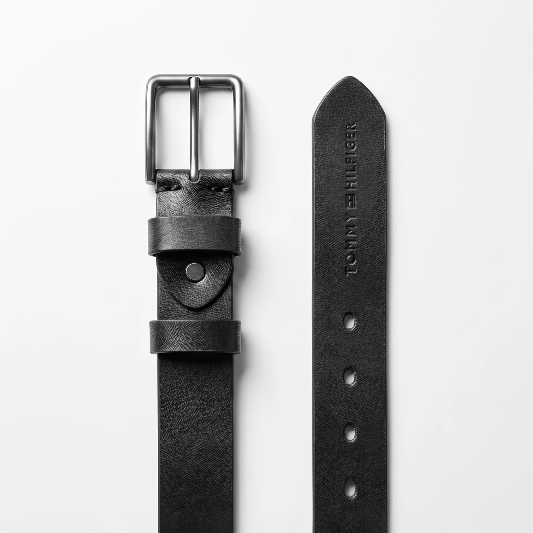 Premium Genuine Leather Belt – Black - Image 2