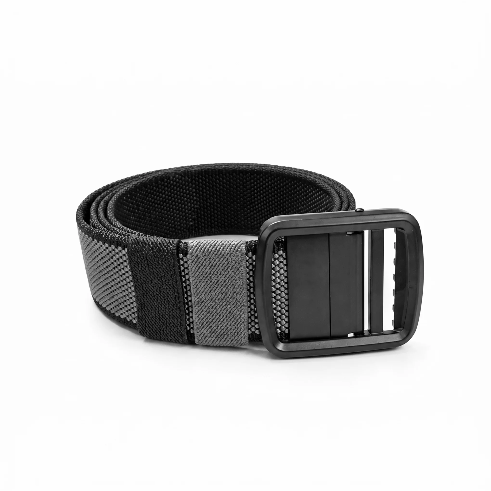 Reversible Woven Nylon Webbing Belt – Ash & Black - Image 5