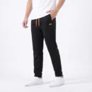 Tapered Track Joggers - Black